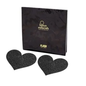 Bijoux Indiscrets - Flash Nero Tagli Capezzoli Cuore