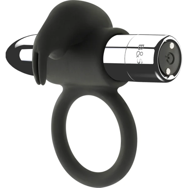 Black&Silver - Anello Ricaricabile Burton 10 Modalità di Vibrazione Black&Silver - Anello Ricaricabile Burton 10 Modalità di Vibrazione