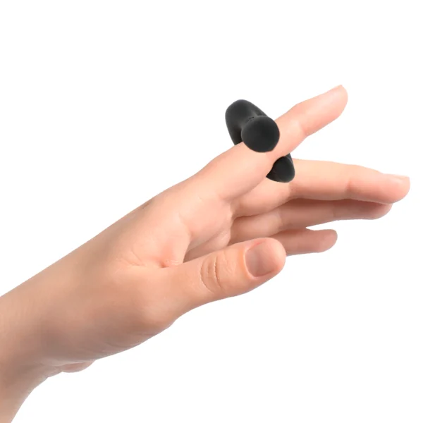 Black&Silver - Duckymania Ditale Ricaricabile Stimolante D'anatra in Silicone 3