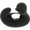Black&Silver - Duckymania Ditale Ricaricabile Stimolante D'anatra in Silicone 6