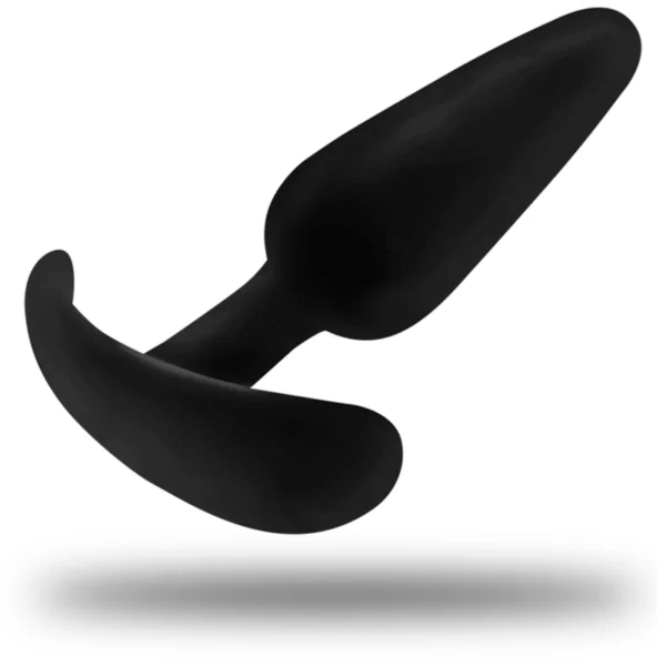 Black&Silver - Plug Anale in Silicone Kael con Manico Medio 2