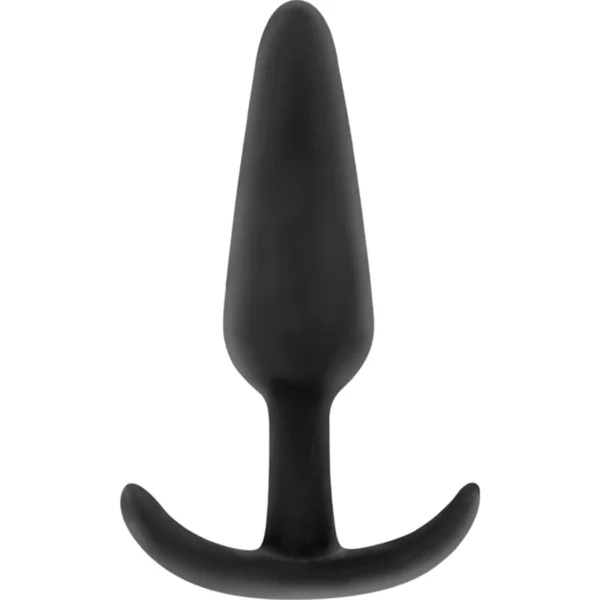 Black&Silver - Plug Anale in Silicone Kael con Manico Medio 4