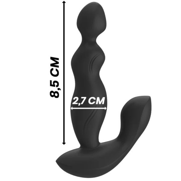 Black&Silver - Telecomando in Silicone Plug Anale Cora 4 Black&Silver - Telecomando in Silicone Plug Anale Cora 4