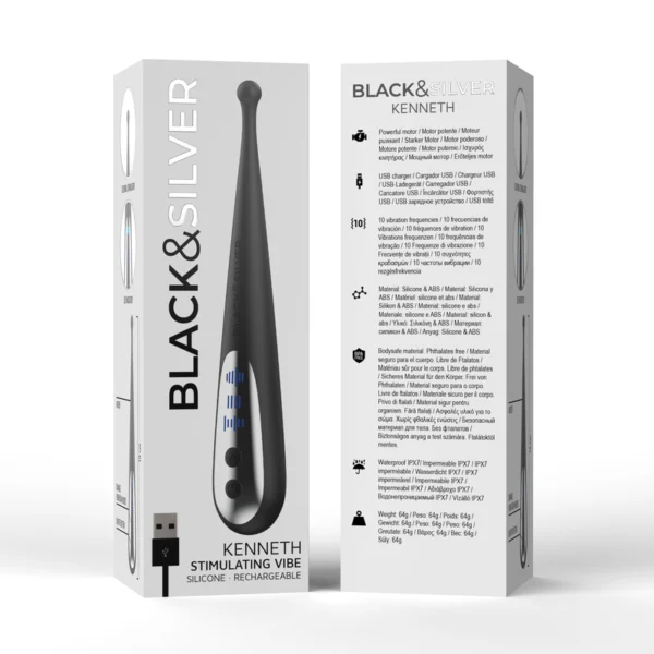 Black&Silver - Vibra Stimolante Kenneth 6