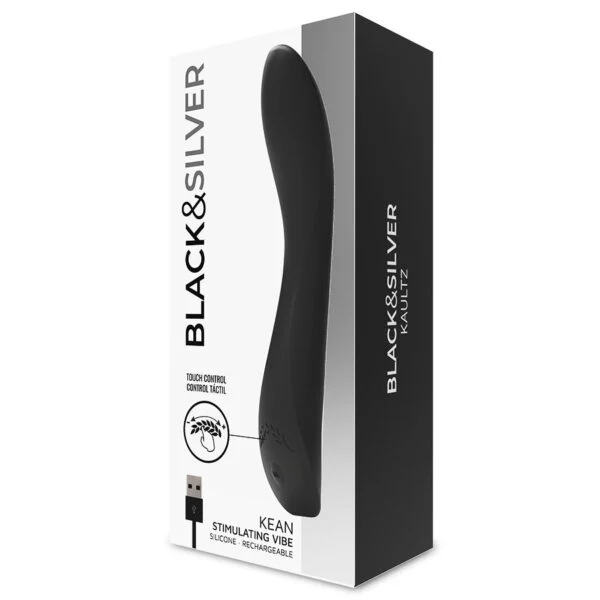 Black&Silver - Vibratore Kean Touch Control 8 Black&Silver - Vibratore Kean Touch Control 8