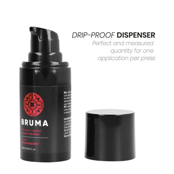 Bruma - Vibratore Liquido Ultra Scorrevole Fragola 15 ml 5