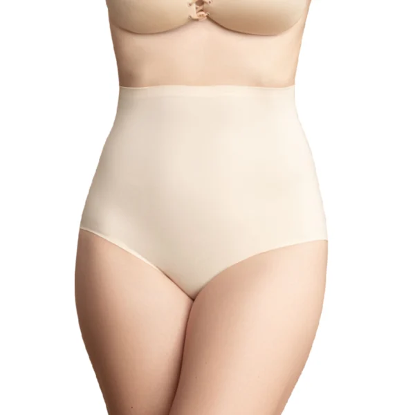 Bye-Bra - Mutandina Alta con Imbottitura per il Busto Misurare L