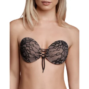 Bye-Bra - Reggiseno Adesivo Intrecciato e Ricamato Coppa a Bye-Bra - Reggiseno Adesivo Intrecciato e Ricamato Coppa a