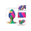 Calexotics - Cheeky Medio Tie-Dye Plug Anale 3 Calexotics - Cheeky Medio Tie-Dye Plug Anale 3