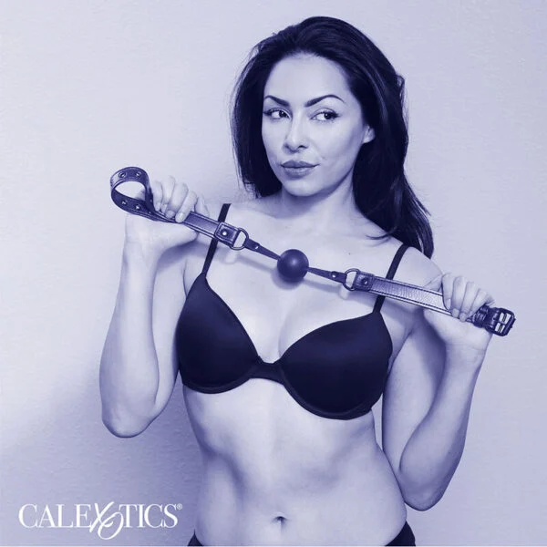 Calexotics - Nocturnal Ball Gag Silicone Nero 5