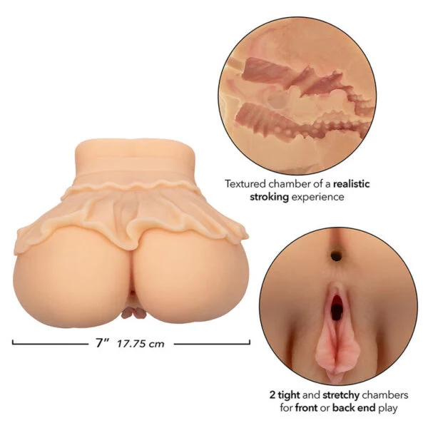 Calexotics - The Peep Show Girl Doppio Masturbatore Realistico Flesh 8 Calexotics - The Peep Show Girl Doppio Masturbatore Realistico Flesh 8
