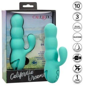 Calexotics - Vibratore del Mar Diva Rabbir Aqua Green di California Dreaming
