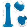 Calexotics - Wave Rider Ripple Anal Plug Blu 7