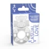 Casual Love - 26 Anello Vibratore Coniglietto Trasparente 4
