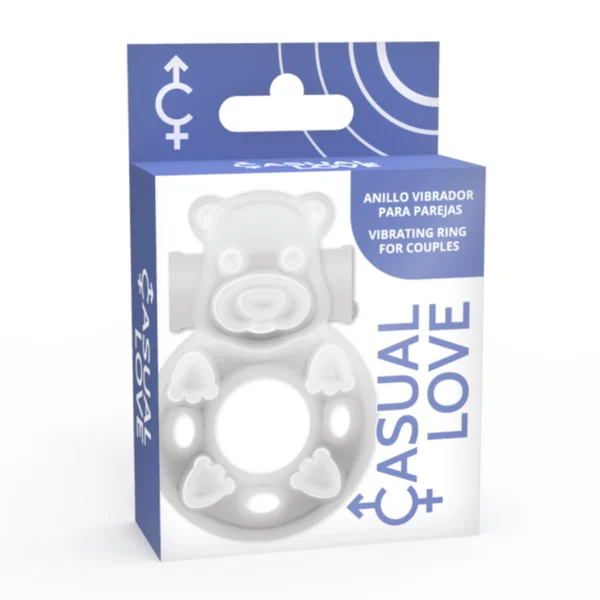 Casual Love - 26 Anello Vibratore Coniglietto Trasparente 4