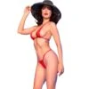 Chilirose - Cr 4840 Micro Bikini Rosso S/M 3 Chilirose - Cr 4840 Micro Bikini Rosso S/M 3