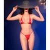 Chilirose - Cr 4840 Micro Bikini Rosso S/M 6 Chilirose - Cr 4840 Micro Bikini Rosso S/M 6