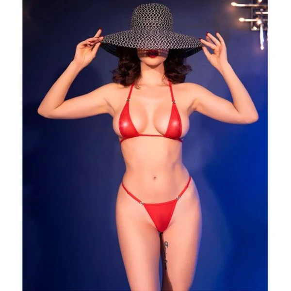 Chilirose - Cr 4840 Micro Bikini Rosso S/M 6 Chilirose - Cr 4840 Micro Bikini Rosso S/M 6