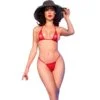 Chilirose - Cr 4840 Micro Bikini Rosso S/M Chilirose - Cr 4840 Micro Bikini Rosso S/M