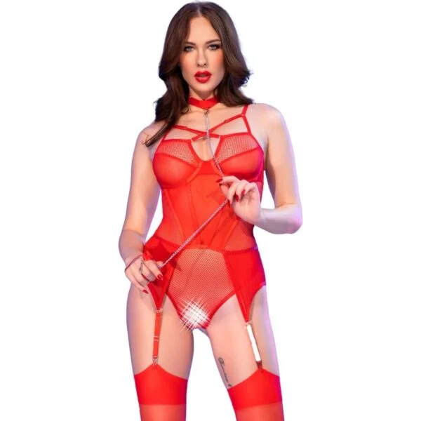 Chilirose - Cr 4879 Body senza Cavallo Rosso S Chilirose - Cr 4879 Body senza Cavallo Rosso S
