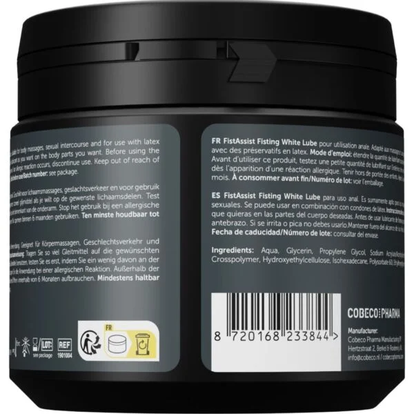 Cobeco - Fist Assist Lube Bianco Extra-Denso 500 ml 2 Cobeco - Fist Assist Lube Bianco Extra-Denso 500 ml 2
