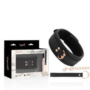 Coquette Chic Desire - Collana in Pelle Fantasia Vegana con Cinturino e Fodera in Neoprene