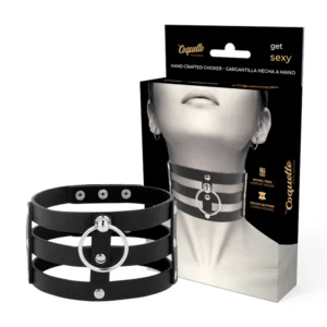 Coquette Chic Desire - Girocollo in Pelle Vegano Stile Fetish Coquette Chic Desire - Girocollo in Pelle Vegano Stile Fetish