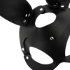 Coquette Chic Desire - Maschera Vegana in Pelle con Orecchie di Coniglio 4