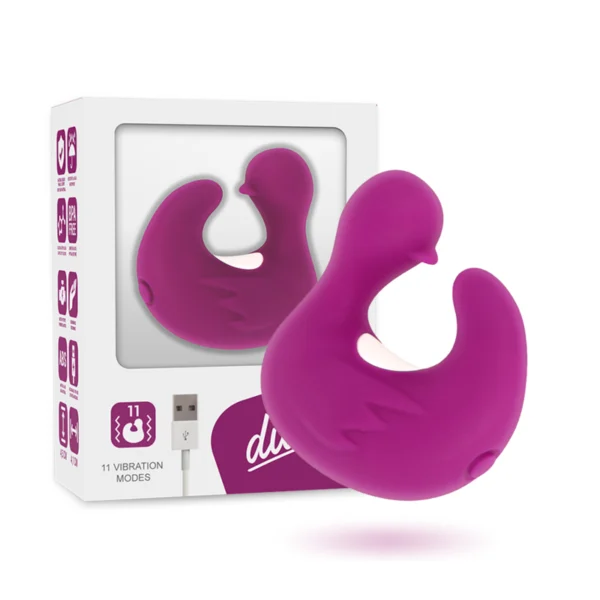 Coverme - Duckymania Ricaricabile Ditale Anatra Stimolante in Silicone Coverme - Duckymania Ricaricabile Ditale Anatra Stimolante in Silicone