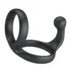 Crazy Bull - Anello Doppio per Pene e Testicoli Florian Nero