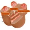 Crazy Bull - Wendy Vibratore e Succhiatore Realistico per Polso Femminile con Suono 11 Kg 7