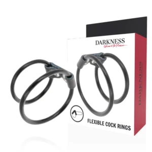 Darkness - Doppio Anello per Pene Flessibile