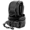 Darkness - Manette Regolabili alla Caviglia in Pelle Nera 3