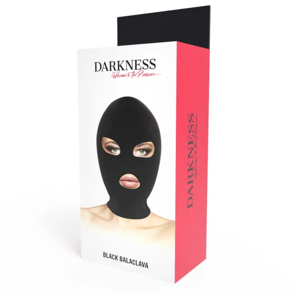 Darkness - Maschera di Sottomissione Bdsm Bocca e Occhi Nera 3 Darkness - Maschera di Sottomissione Bdsm Bocca e Occhi Nera 3