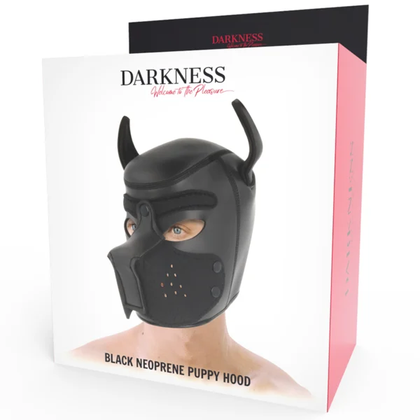 Darkness - Maschera per Cani in Neoprene con Muserella Rimovibile L 6