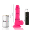 Diversia - Dildo Vibrante Flessibile Rosa 20.5 cm -O- 4.2 cm 2 Diversia - Dildo Vibrante Flessibile Rosa 20.5 cm -O- 4.2 cm 2