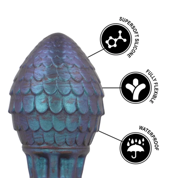Epic - Vrakos Plug Anale Dragon Egg Taglia S 5