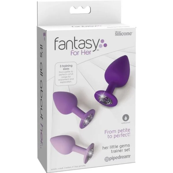 Fantasy For Her - Set di Plug Anali Viola 4 Fantasy For Her - Set di Plug Anali Viola 4