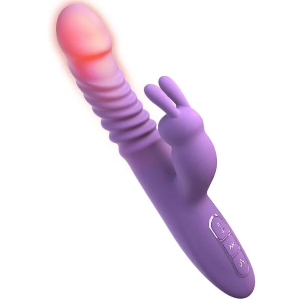 Fantasy For Her - Stimolatore per Clitoride Coniglio con Funzione Calore Oscillazione e Vibrazione Viola 3