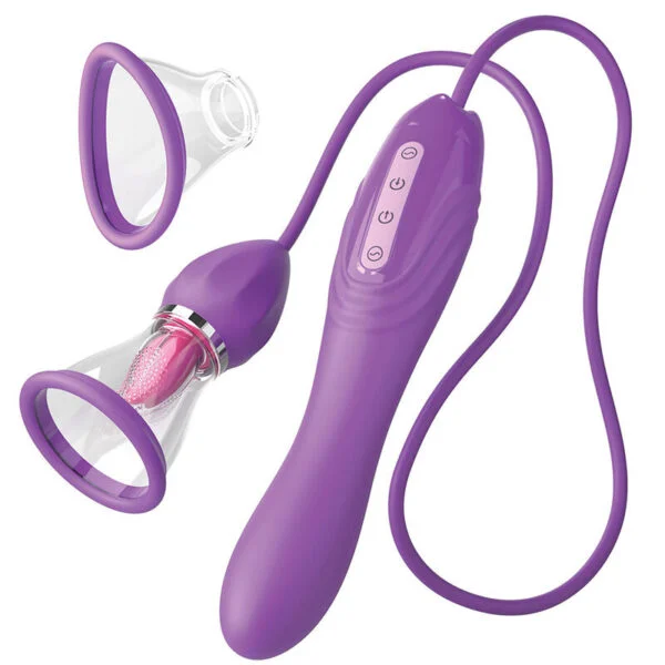 Fantasy For Her - Tubo di Aspirazione Massimo Piacere con Lingua Stimolante Viola Fantasy For Her - Tubo di Aspirazione Massimo Piacere con Lingua Stimolante Viola