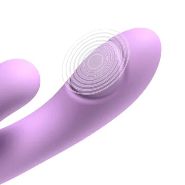 Fantasy For Her - Vibratore a Coniglio Viola per la Consultazione del Punto G e del Clitoride (Intimotion Flutter Pro) 2