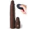 Fantasy X- Tensions - Pipedreams Manicotto 22,86 cm + 7,62 cm Spina Telecomando Marrone 2
