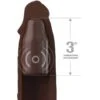 Fantasy X- Tensions - Pipedreams Manicotto 22,86 cm + 7,62 cm Spina Telecomando Marrone 3