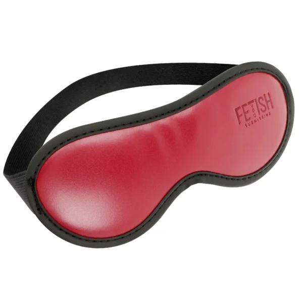 Fetish Submissive Dark Room - Maschera Vegana in Pelle con Fodera in Neoprene Fetish Submissive Dark Room - Maschera Vegana in Pelle con Fodera in Neoprene