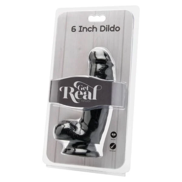 Get Real - Dildo 12 cm con Sfere Nero 2 Get Real - Dildo 12 cm con Sfere Nero 2