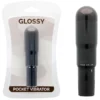 Glossy - Vibratore Tascabile Nero Glossy - Vibratore Tascabile Nero