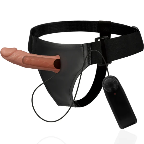 Harness Attraction - Rnes Hollow Benny con Vibratore 15 cm -O- 4.5 cm 3