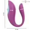 Intense - Annie Vibratore e Stimolatore a Forma di U Telecomando Viola 4