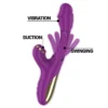 Intense - Ateneo Vibratore Multifunzione Ricaricabile 7 Vibrazioni con Lingua Oscillante e Aspirazione Viola 3 Intense - Ateneo Vibratore Multifunzione Ricaricabile 7 Vibrazioni con Lingua Oscillante e Aspirazione Viola 3