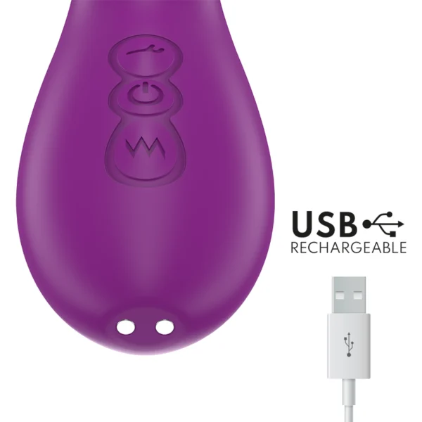 Intense - Ateneo Vibratore Multifunzione Ricaricabile 7 Vibrazioni con Lingua Oscillante e Aspirazione Viola 6 Intense - Ateneo Vibratore Multifunzione Ricaricabile 7 Vibrazioni con Lingua Oscillante e Aspirazione Viola 6